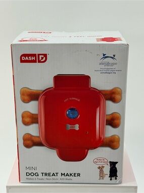 Dash Mini Dog Treat Maker - Red